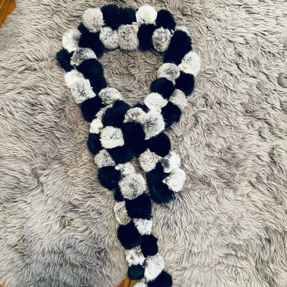 CEJON RABBIT FUR SCARF